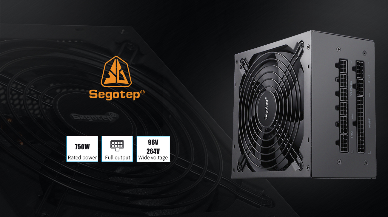 Segotep 750W Fully Modular Power Supply, Gaming - Newegg.com